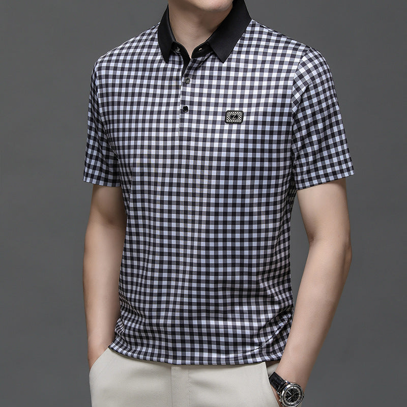 Herren Karomuster Poloshirt Echoarchiv