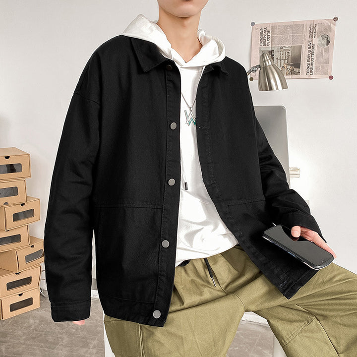 Herren Lässige Overshirt Jacke Echoarchiv