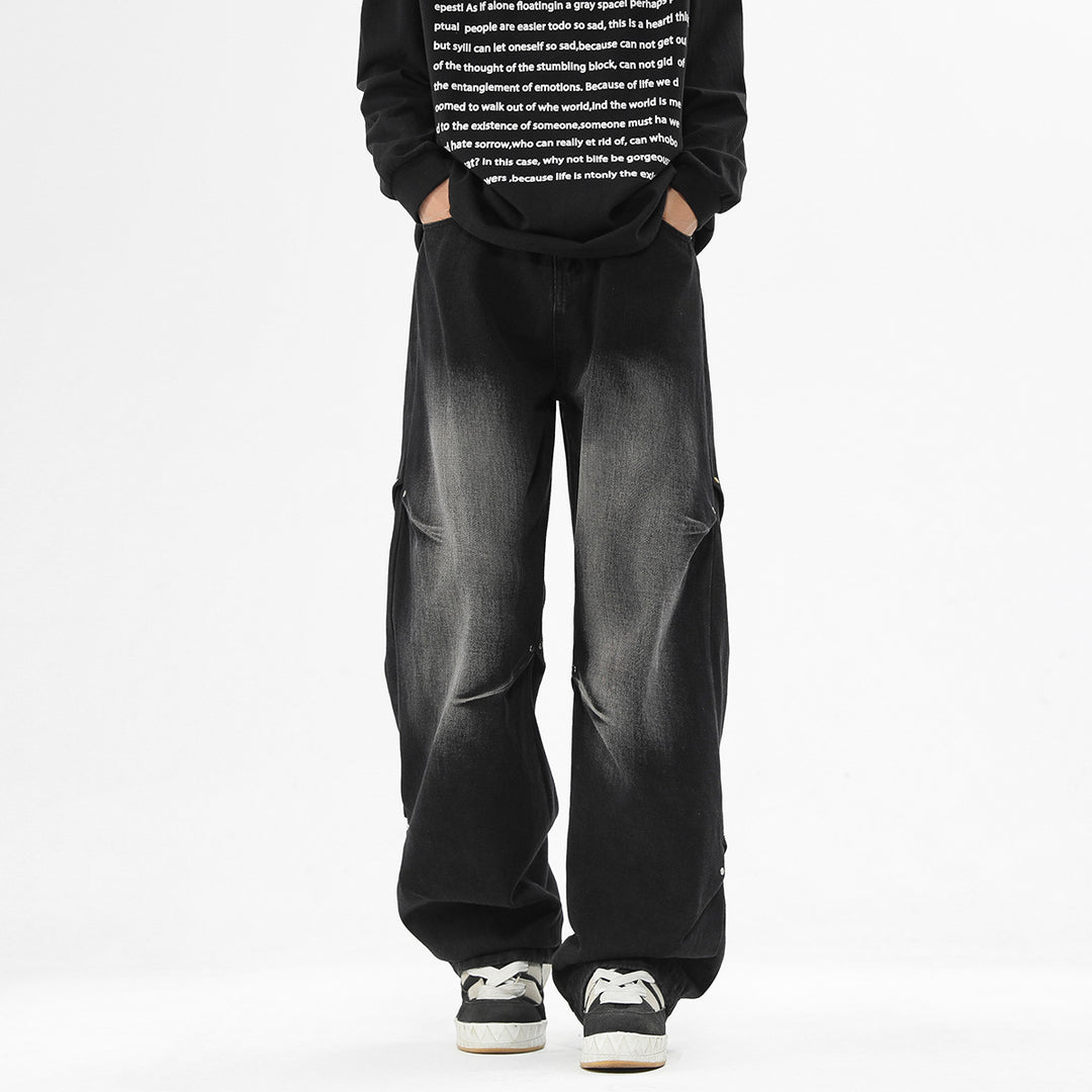 Herren baggy Jeanshose mit lässigem Schnitt und praktischen Taschen Echoarchiv