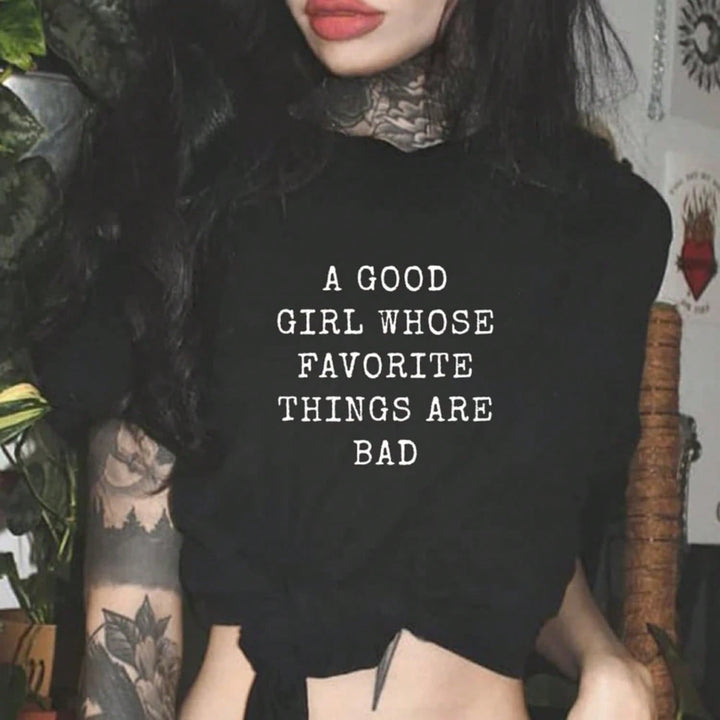 Damen oversized Bachelorette T-Shirt mit exklusivem Print Echo Archiv