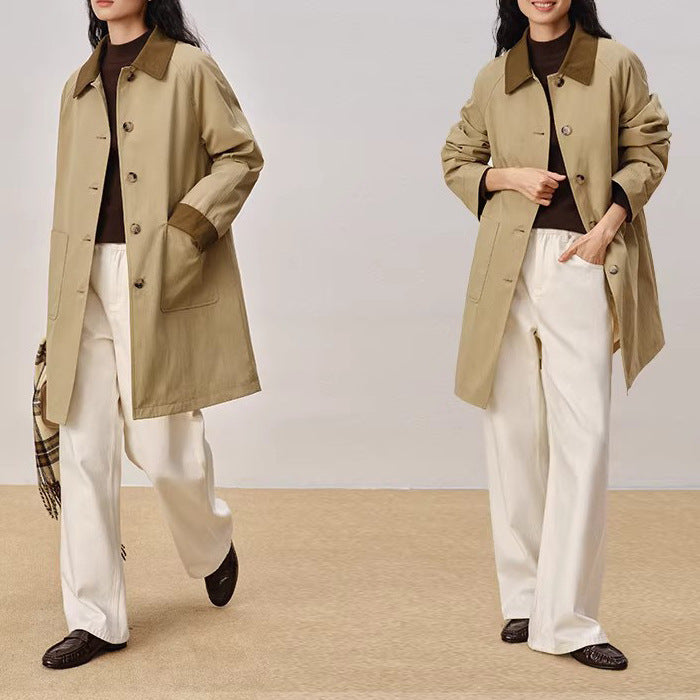 Damen Modischer Oversized Mantel Echoarchiv