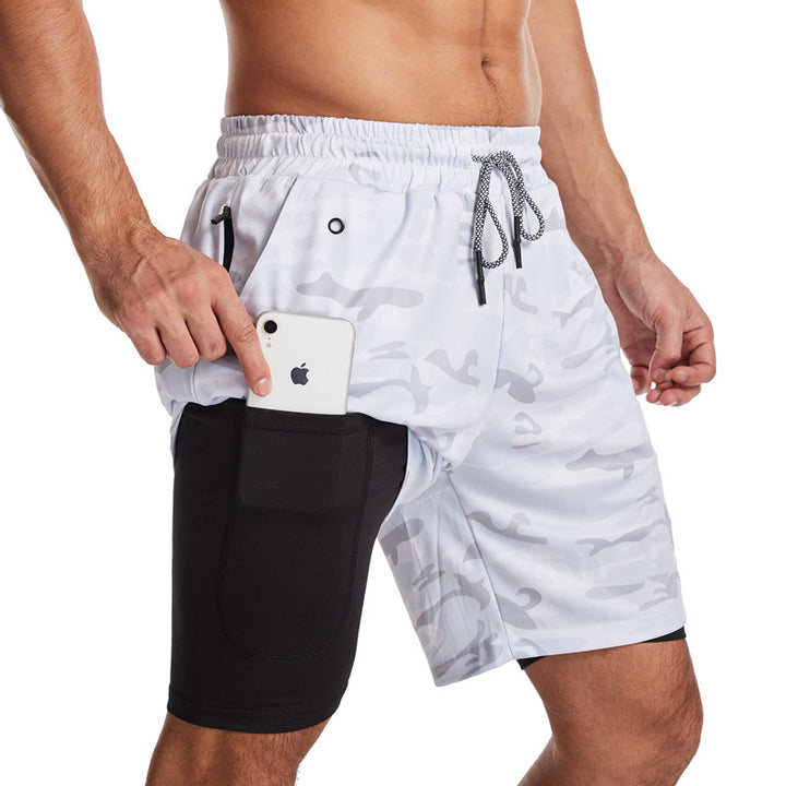 Herren Sportliche Hybrid-Shorts mit praktischen Taschen und atmungsaktivem Material Echoarchiv