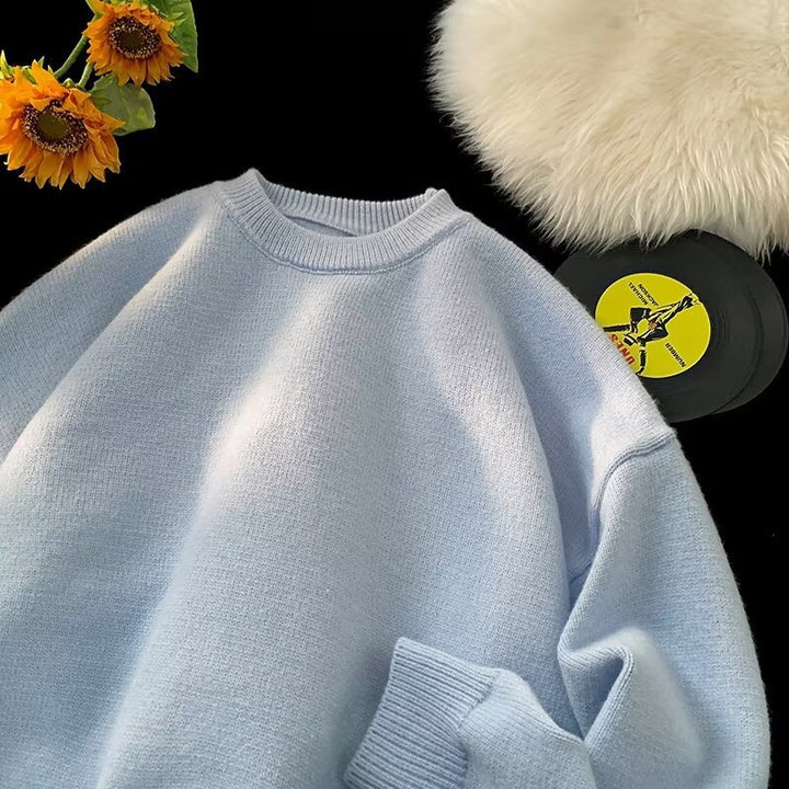 Damen Bequemer Oversize-Pullover Echoarchiv