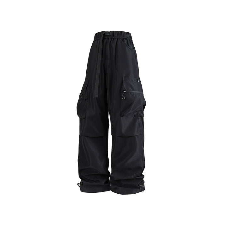 Herren Baggy‑Technische Cargo‑Hose mit integriertem Sicherheitsgurt und verstellbarem Saum Echo Archiv
