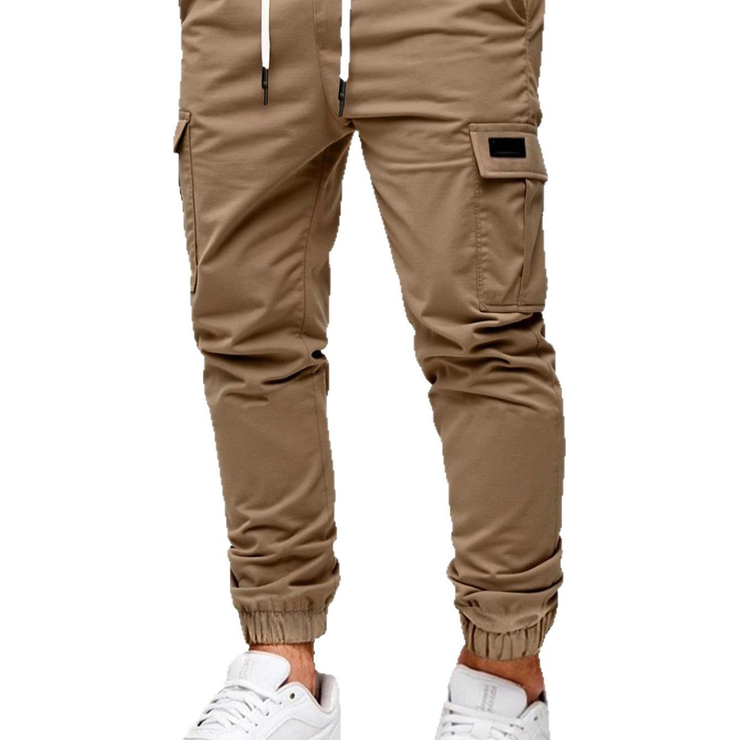 Herren Cargo-Hose mit elastischem Bund und multifunktionalen Taschen Echoarchiv