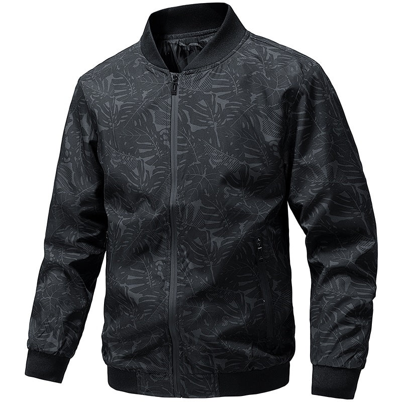 Herren Leichte und atmungsaktive Bomberjacke Echo Archiv