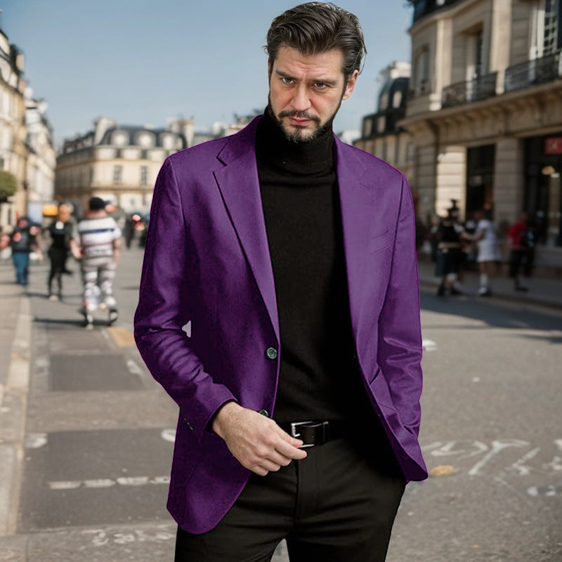 Herren Eleganter Einreiher-Blazer Echoarchiv