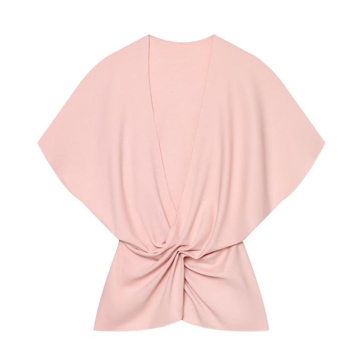 Damen Wickel-Top mit Kimonoärmeln und Twist-Detail Echo Archiv