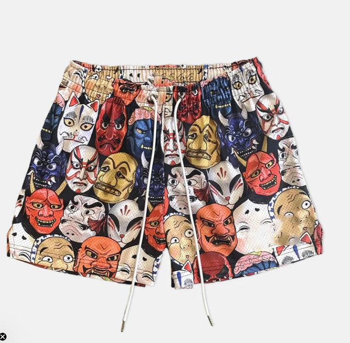 Herren Kunstdruck Strandshorts Echoarchiv
