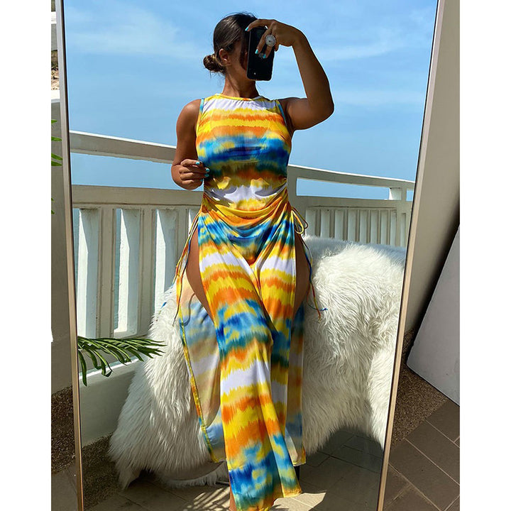 Damen Maxikleid mit trendigem Wickeldesign Echo Archiv