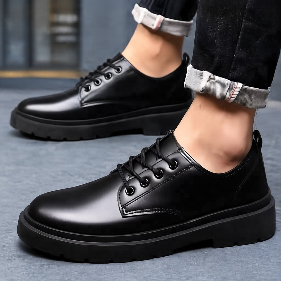 Herren Modische Schnürschuhe mit Robustem Profil Echoarchiv