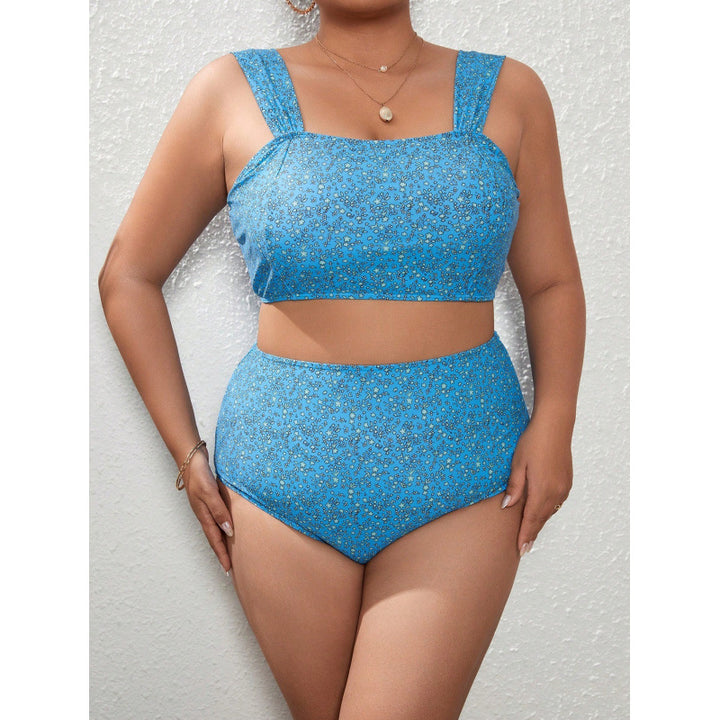 Damen Crop-Top Bikini mit hohem Bund Echo Archiv