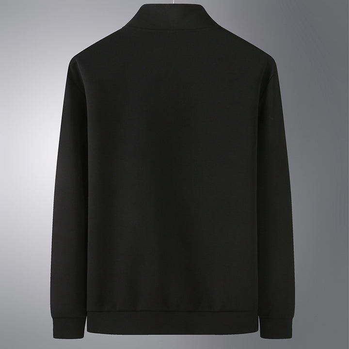 Herren Softshell-Trainingsjacke mit Stehkragen und durchgehendem Reißverschluss Echoarchiv