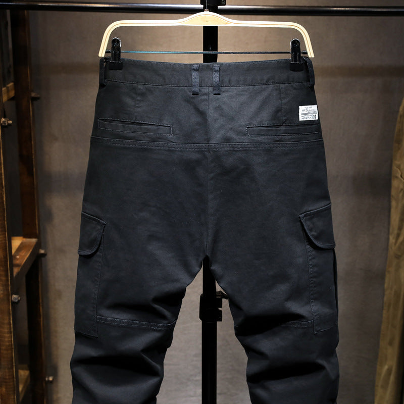 Herren Cargohose mit multifunktionalen Taschen und elastischem Bund Echoarchiv