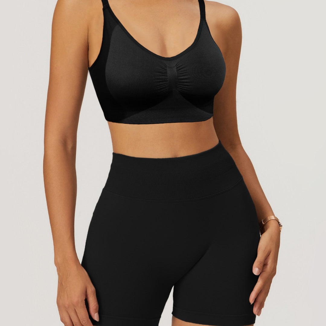Damen Sportliche Kompressionsshorts mit hohem Bund und formendem Schnitt Echo Archiv