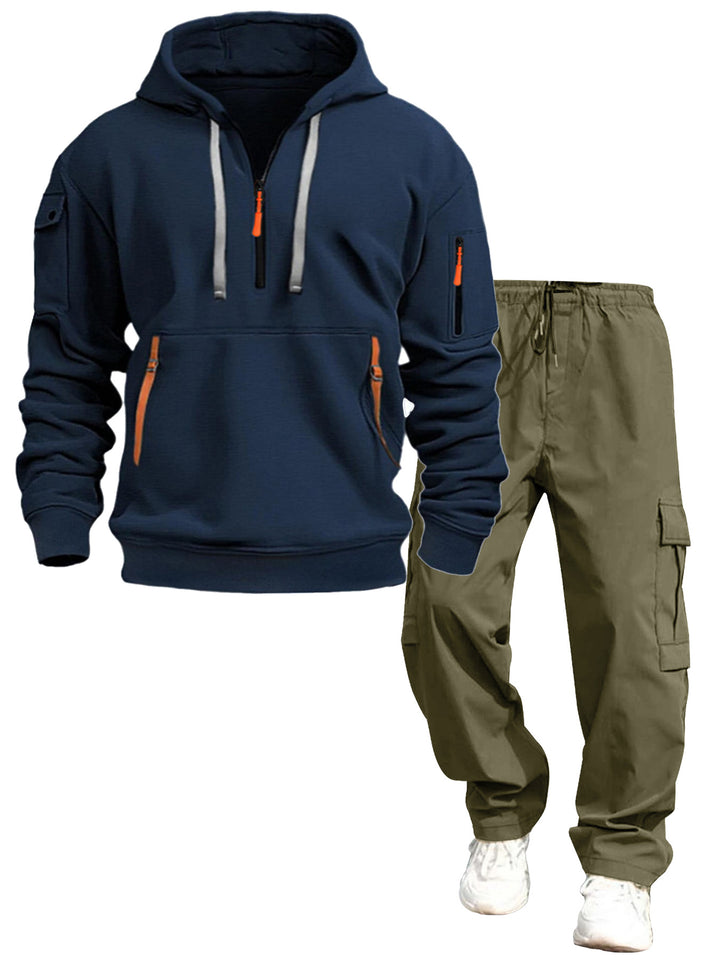 Herren lässiger Kapuzenpullover und Jogginghose Echo Archiv