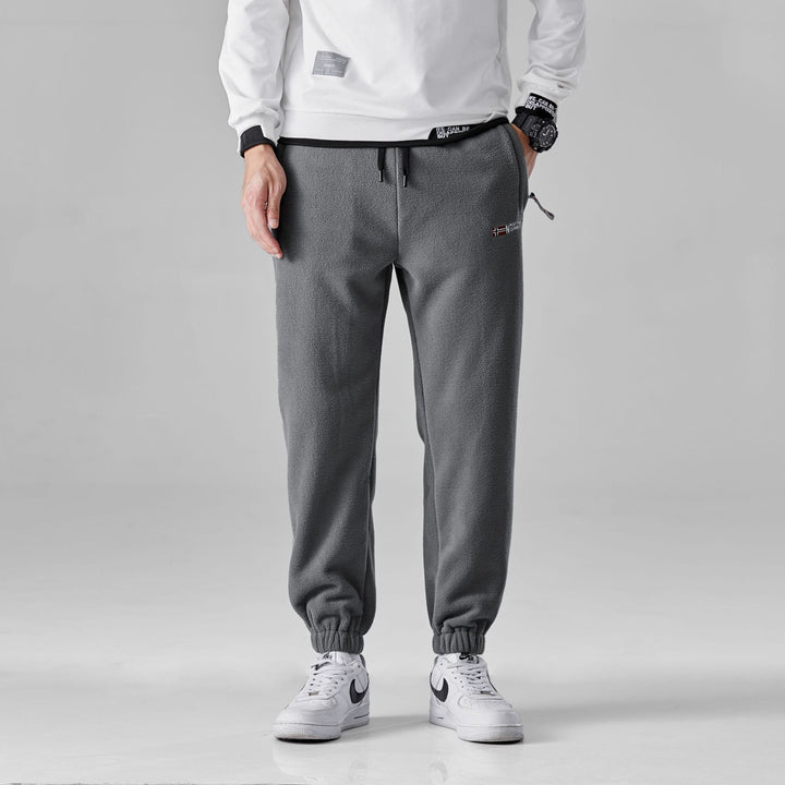 Herren Fleece Jogginghose mit elastischem Bund und Seitentaschen Echoarchiv