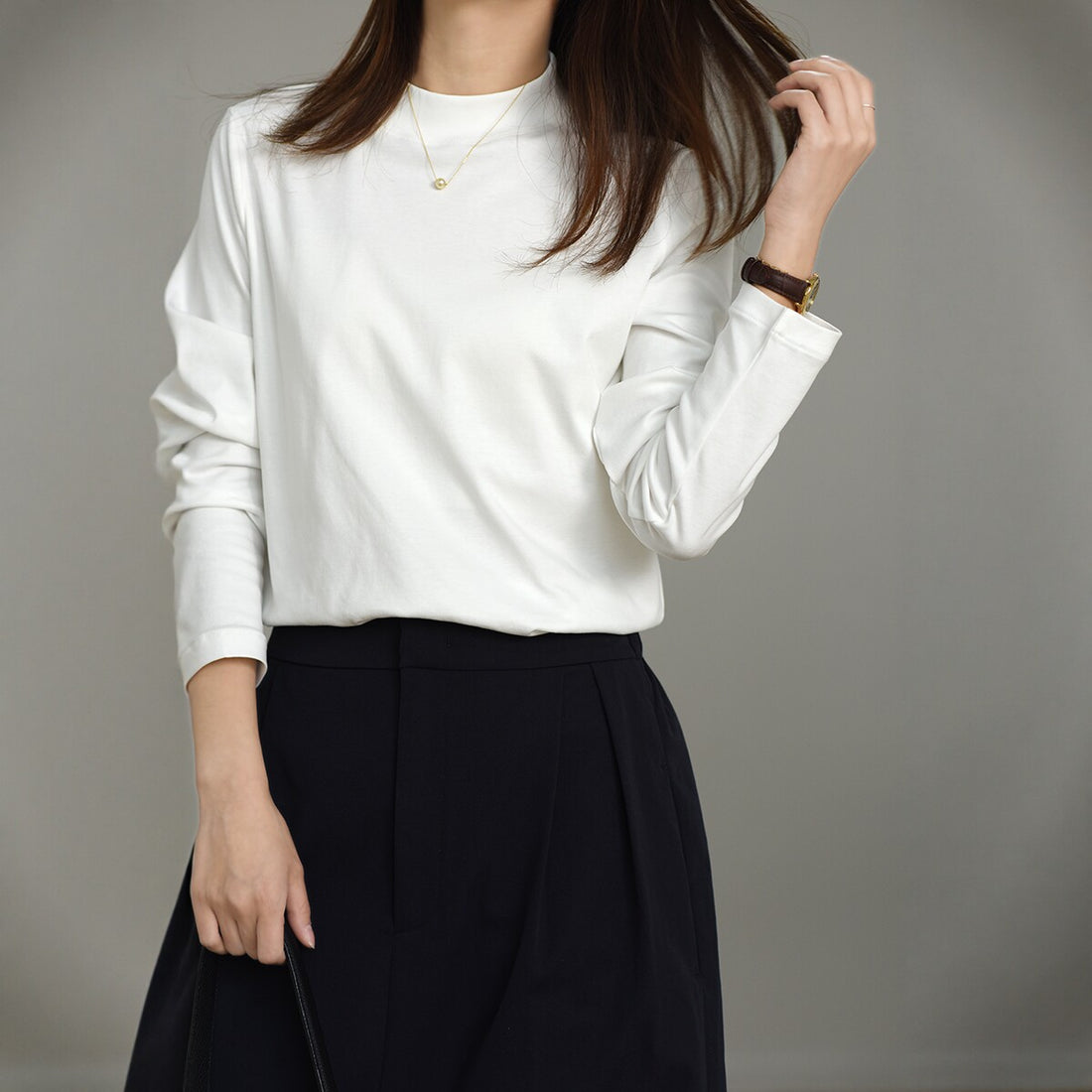 Damen Hochwertiges Longsleeve T-Shirt Echoarchiv