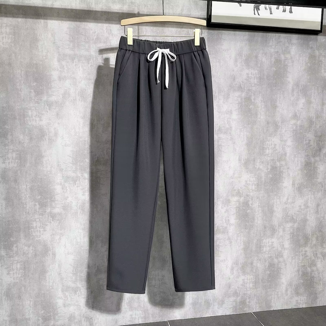 Damen Bequeme Jogginghose mit verstellbarem Bund Echoarchiv