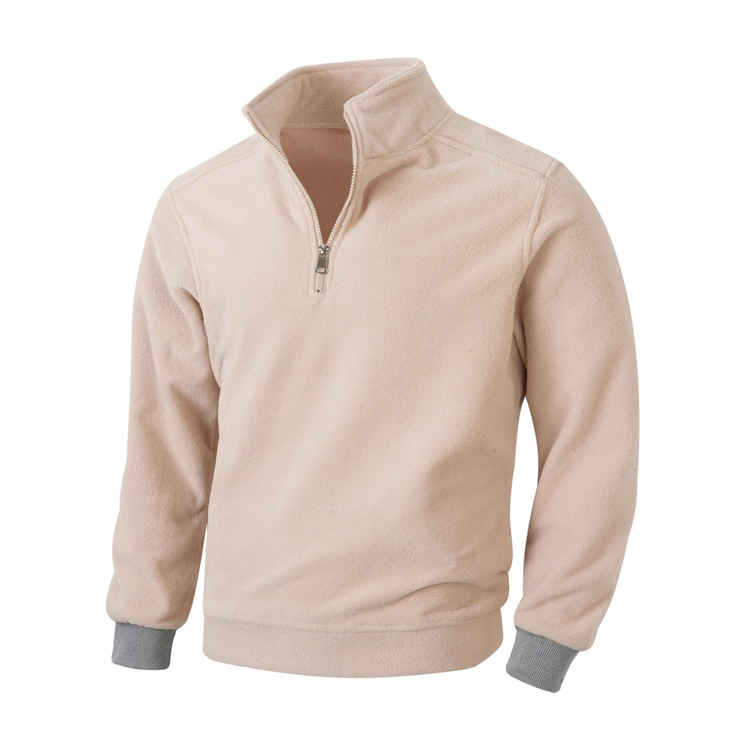 Herren Fleecejacke mit halblangem Reißverschluss Echoarchiv