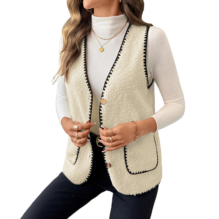 Damen Kuscheliger Cardigan mit Knopfdetails Echo Archiv