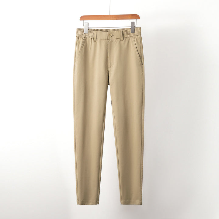 Herren schicke Slim-Fit Freizeithosen Echoarchiv