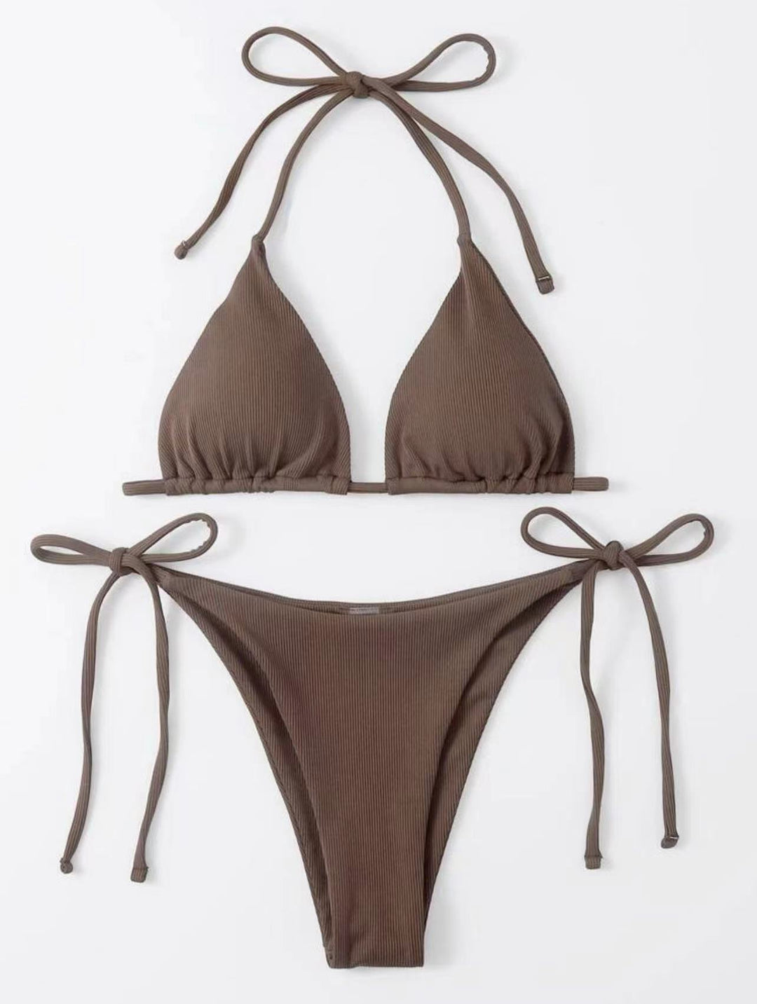 Damen Triangel-Bikini mit seitlichem Knoten und verstellbaren Trägern Echo Archiv