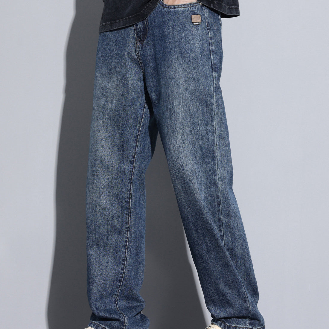 Herren lässige Baggy-Jeans mit hohem Tragekomfort – Vardeno