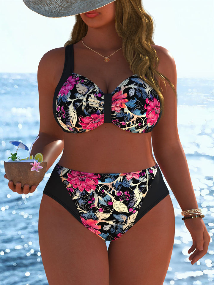 Damen Bikinis mit festem Halt und modischen Mustern Echo Archiv