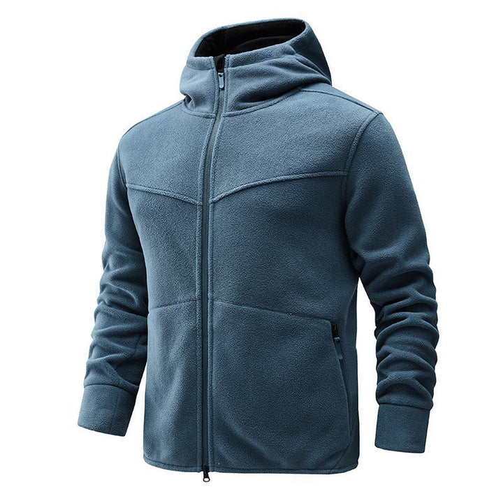 Herren Fleecejacke mit kuscheligem Innenfutter und praktischen Taschen Echoarchiv