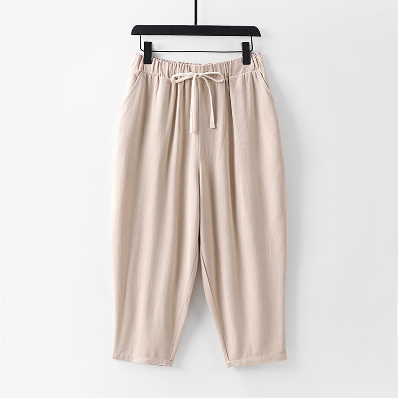 Damen Lässige Jogginghose mit Zugband und weitem Bein Echoarchiv