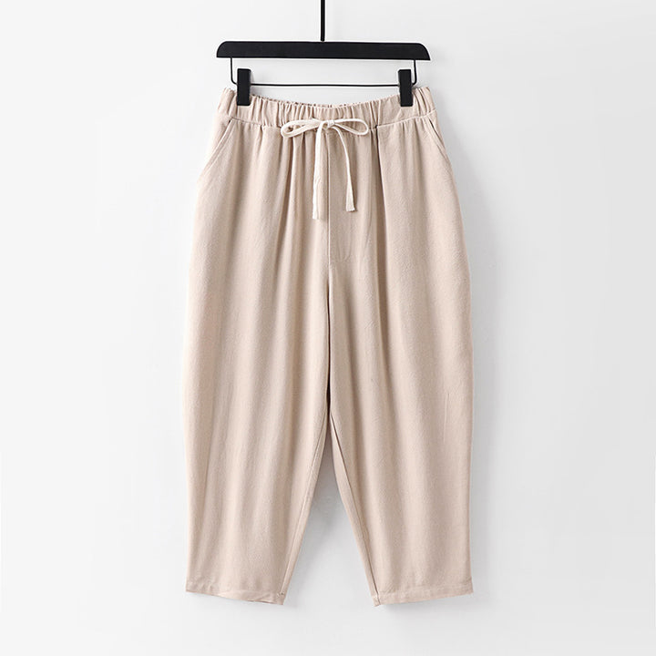 Damen Lässige Jogginghose mit Zugband und weitem Bein Echoarchiv