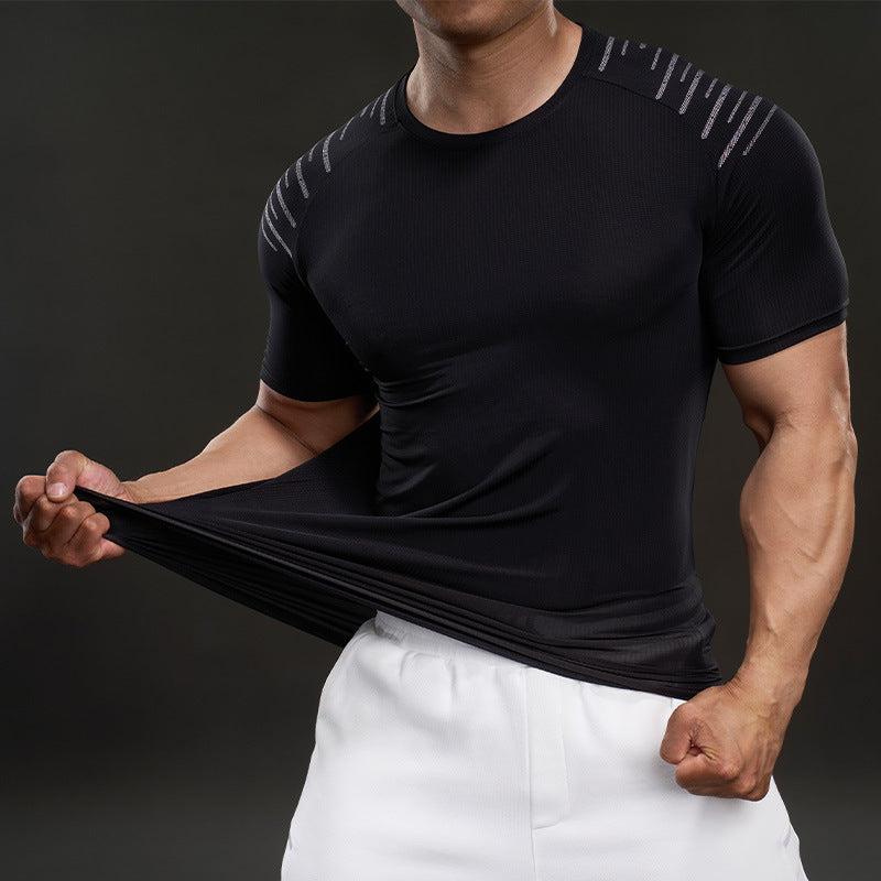 Herren Funktionales Fitness-T-Shirt mit innovativen Belüftungszonen Echoarchiv