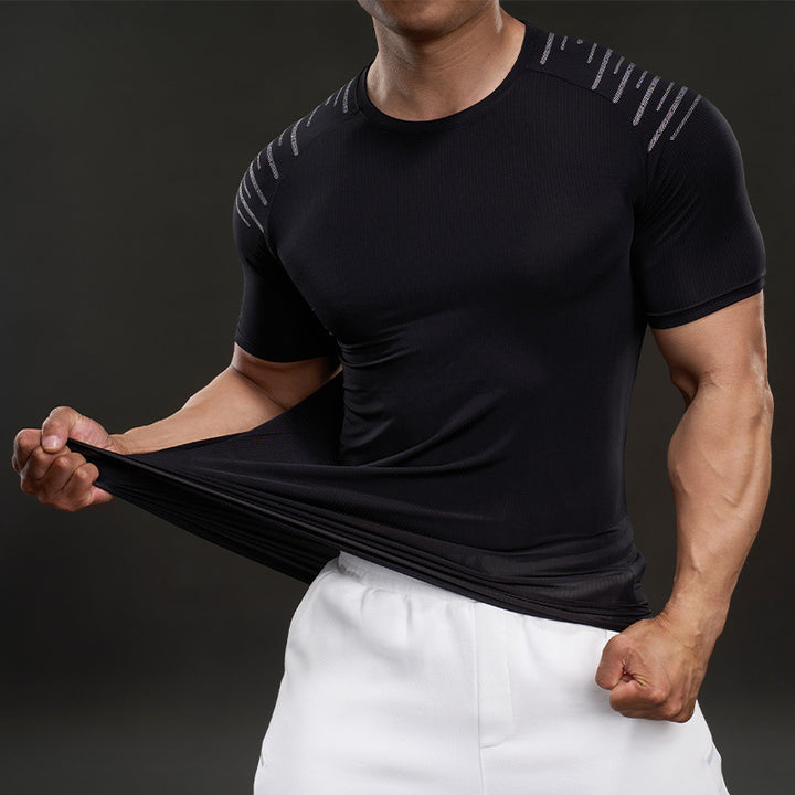 Herren Funktionales Fitness-T-Shirt mit innovativen Belüftungszonen Echoarchiv