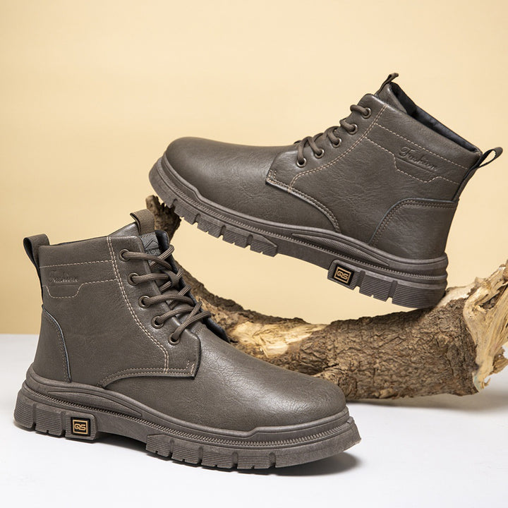 Herren Robuste und stilvolle Lederboots Echoarchiv