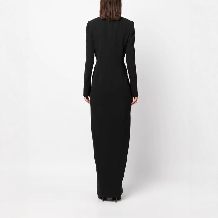 Damen Doppelreihiges Blazerkleid mit Satinrevers Echoarchiv