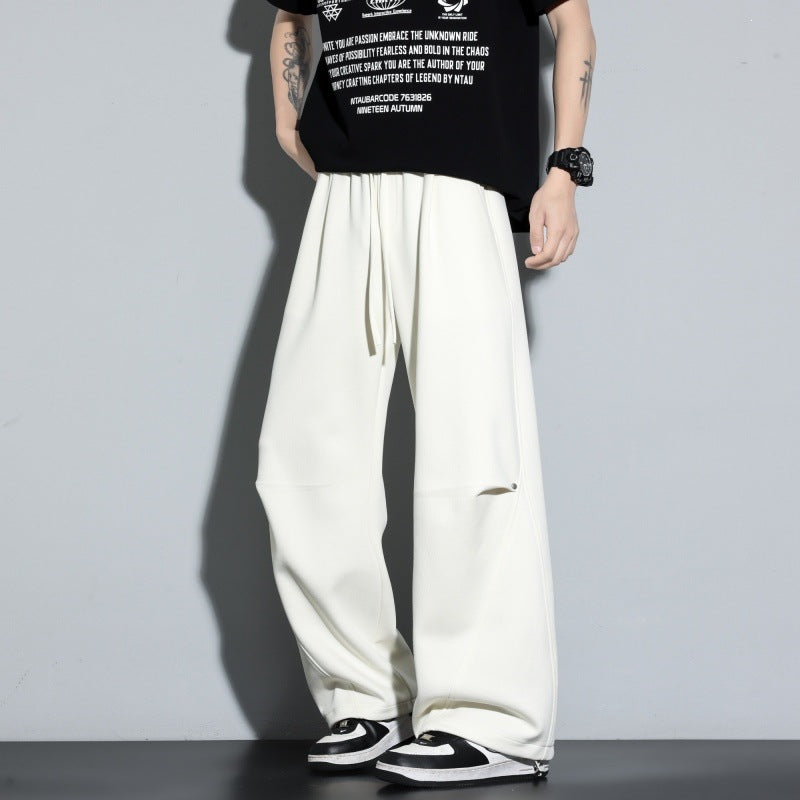 Damen Weite Lagen-Loungehose mit Cargo-Details & elastischem Tunnelzug Echoarchiv