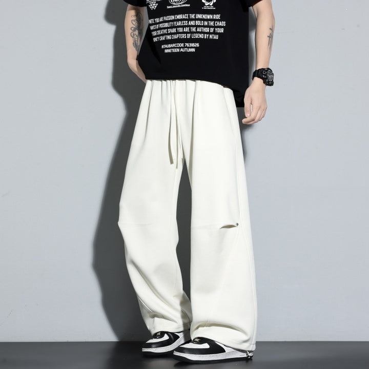 Damen Weite Lagen-Loungehose mit Cargo-Details & elastischem Tunnelzug Echoarchiv