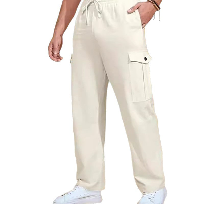 Herren Cargo-Hose mit seitlichen Taschen und verstellbarem Bund Echoarchiv
