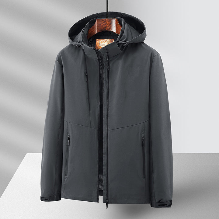 Herren Wetterfeste Outdoorjacke mit praktischer Kapuze Echo Archiv