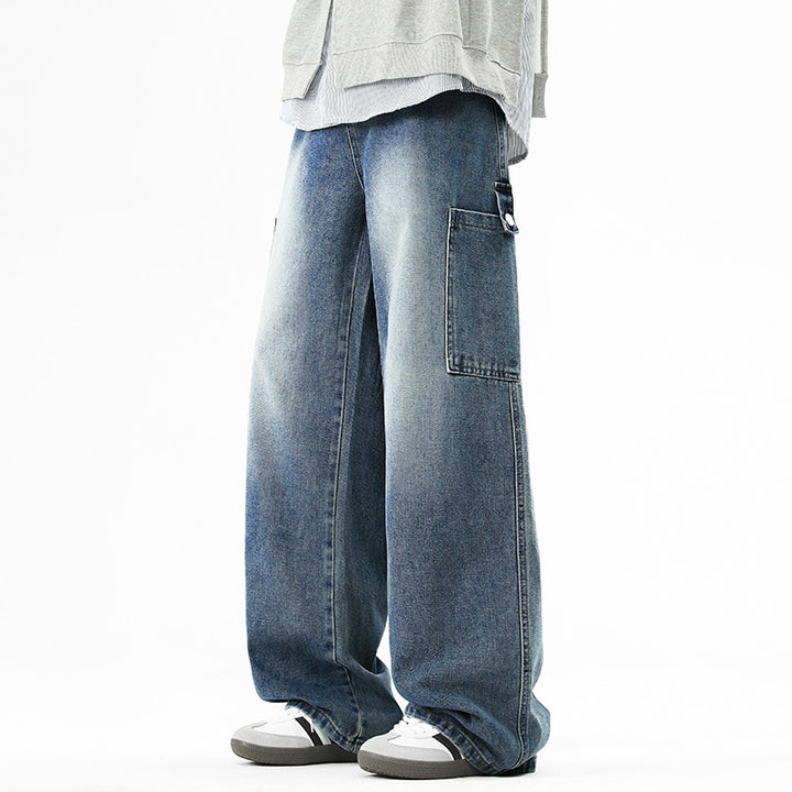 Herren Weit geschnittene Cargo-Jeans Echoarchiv