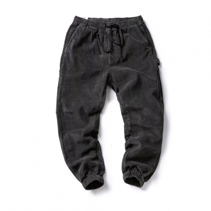 Herren lässige Cord-Hose mit verstellbarem Bund und praktischen Seitentaschen Echoarchiv