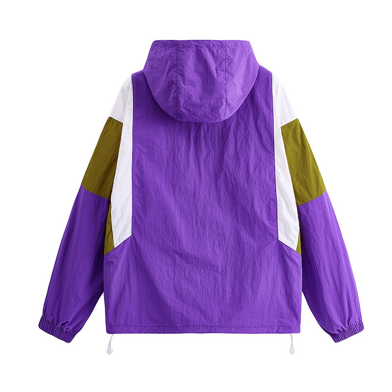 Damen Sportliche Windbreaker-Jacke Echo Archiv