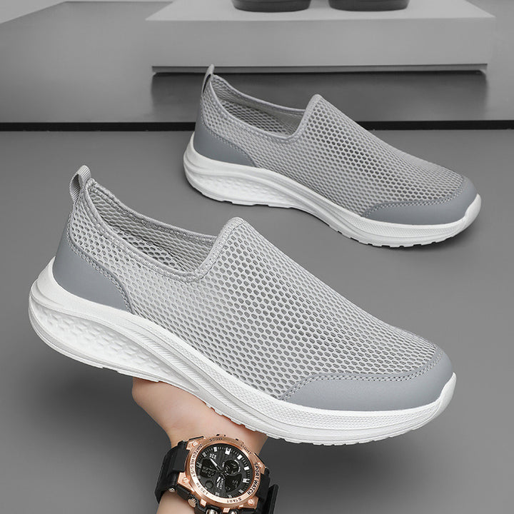 Unisex nan leichter Schlupf-Sneaker mit dreidimensionaler Netzstruktur, ergonomischer Dämpfung und Fersenlasche Echo Archiv