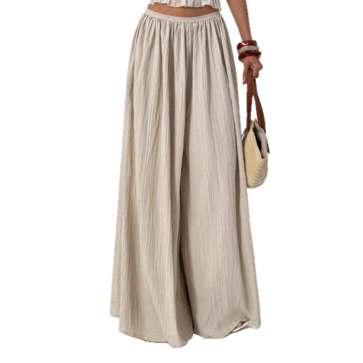 Damen Weite plissierte Sommerhose Echo Archiv