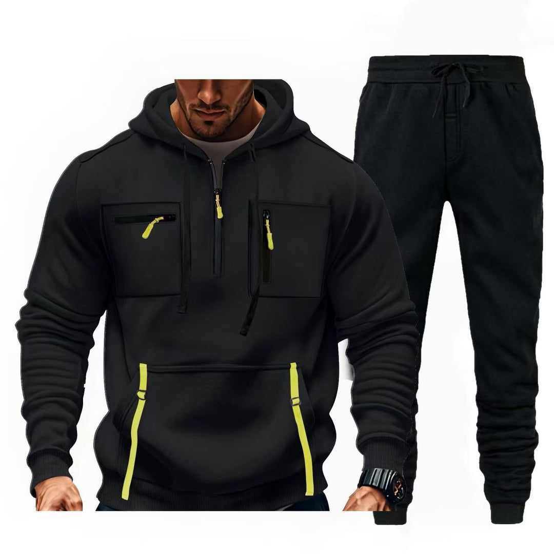 Herren multifunktionaler Kapuzenpullover und Jogginghose Kombination Echoarchiv