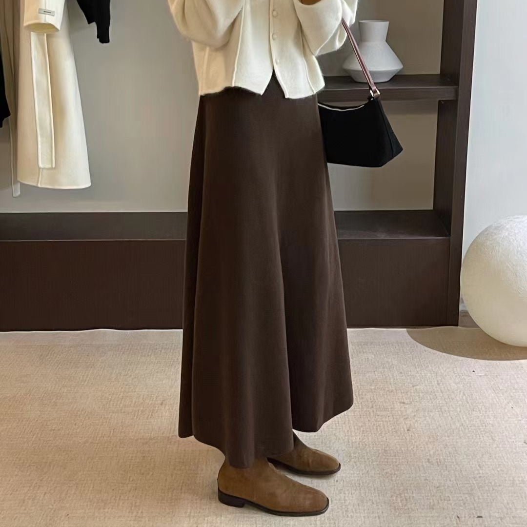 Damen Eleganter Maxirock mit fließendem Schnitt Echo Archiv