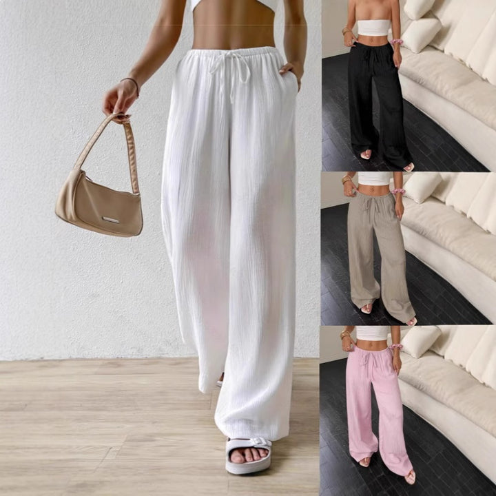 Damen weite Sommerhose mit Gummizug Echo Archiv