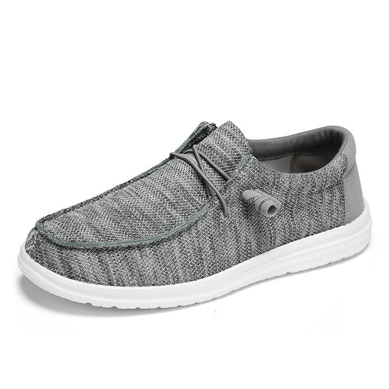Herren atmungsaktive Mokassin‑Slipper aus Strick mit Memory‑Fußbett und rutschfester EVA‑Laufsohle Echo Archiv