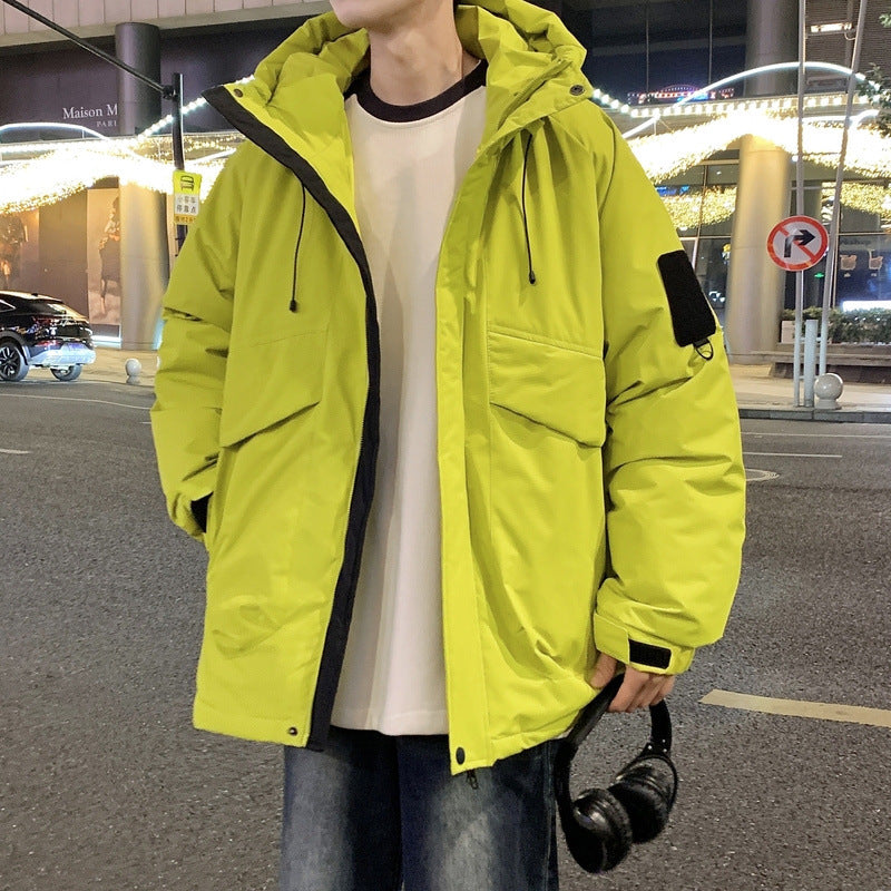 Herren Funktionsjacke mit verstellbarer Kapuze und zwei großen Taschen Echoarchiv